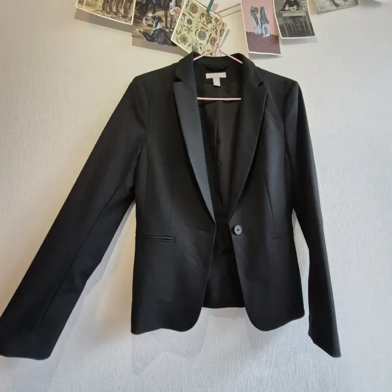 Blazer negro elegante - 1