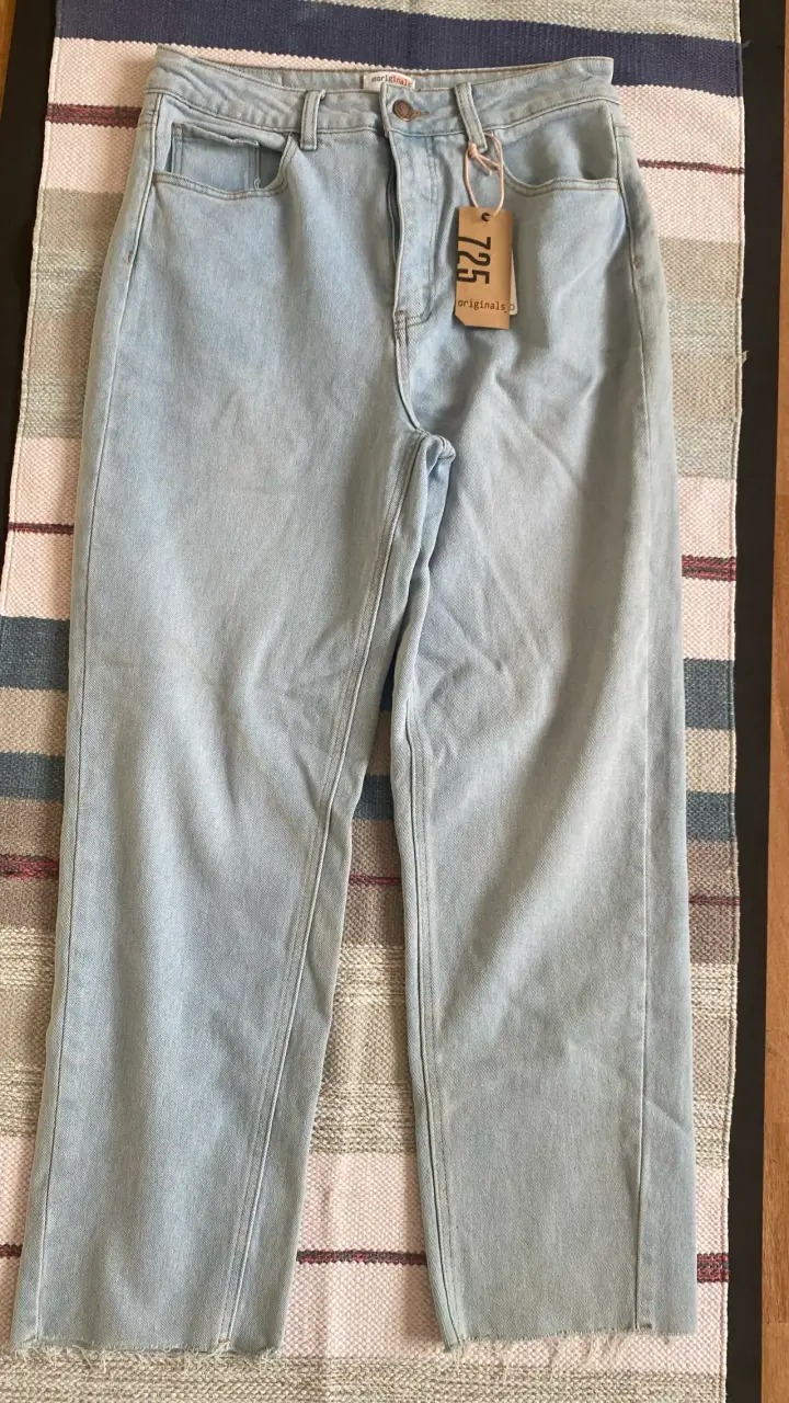 Jeans azul claro recto talla 40 - 3