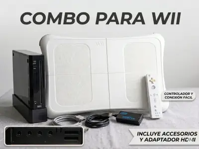 Pack Nintendo Wii desbloqueada + Balance Board + a - miniatura 1