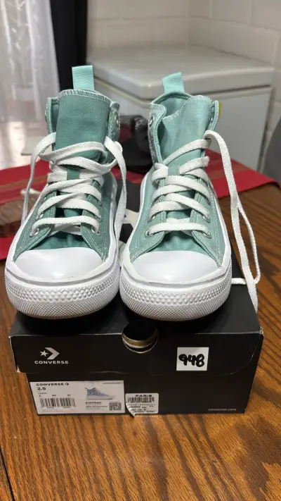 Zapatillas Converse verde menta talla 34 - miniatura 1