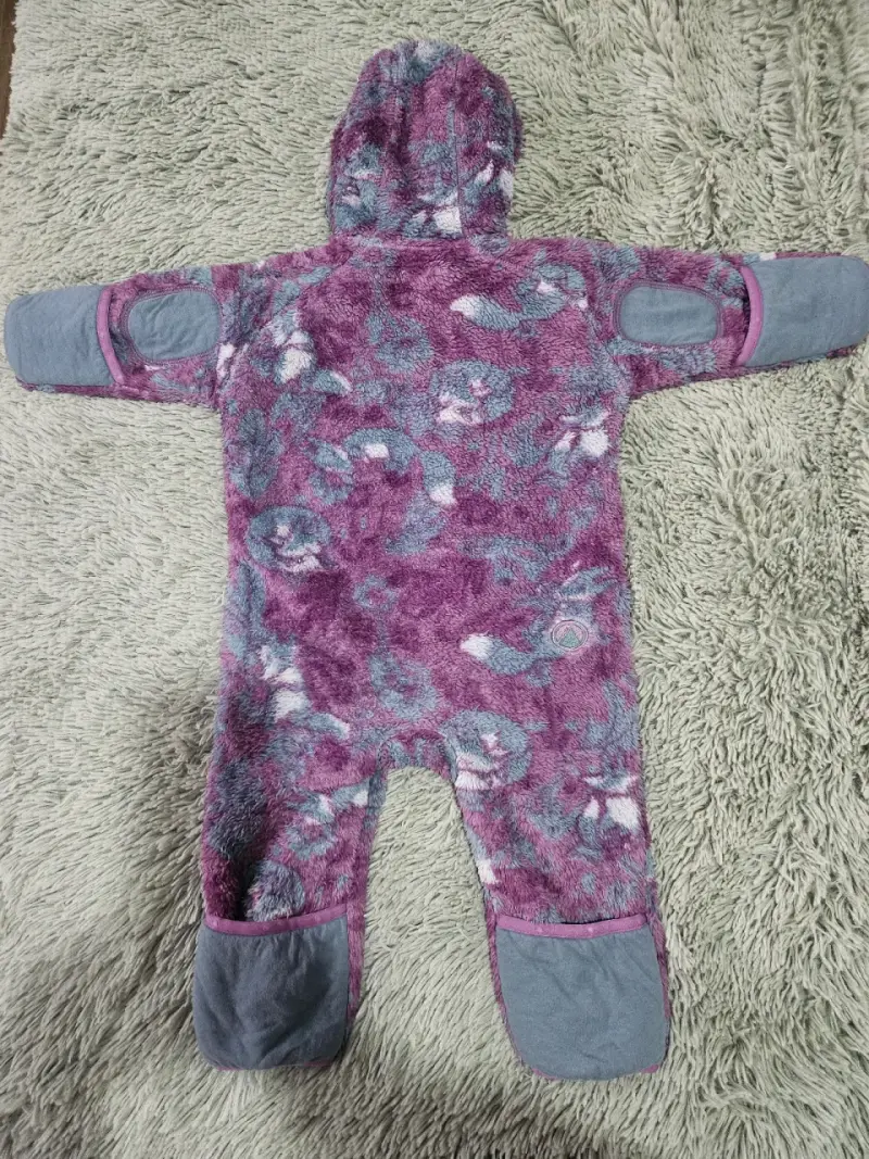 Enterito polar para bebé morado - 2