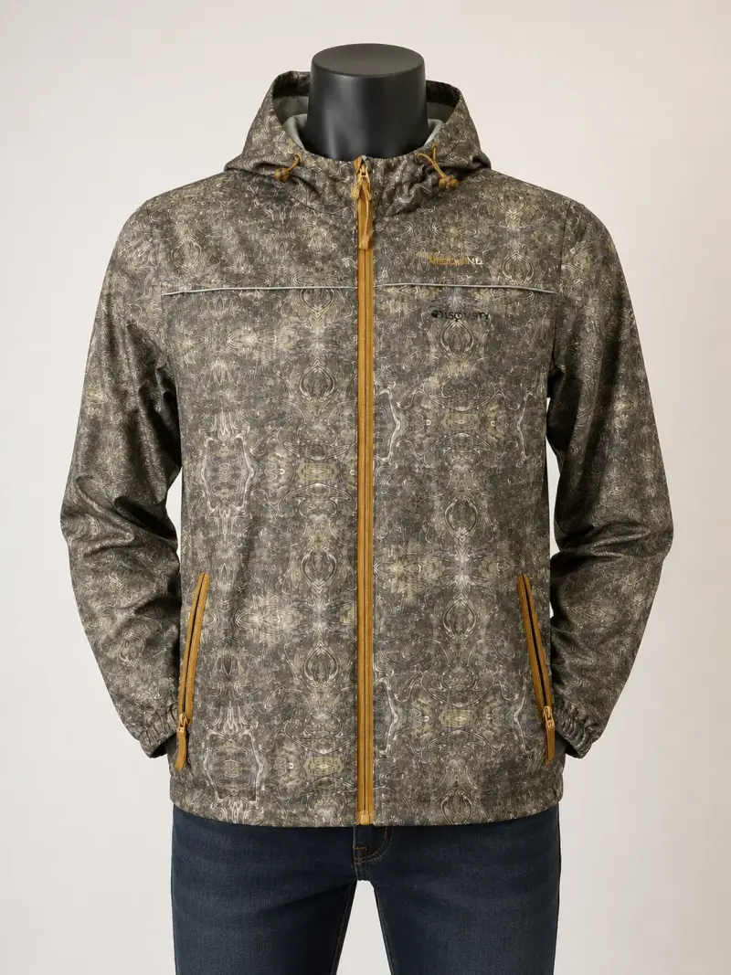 Chaqueta impermeable con capucha - 1