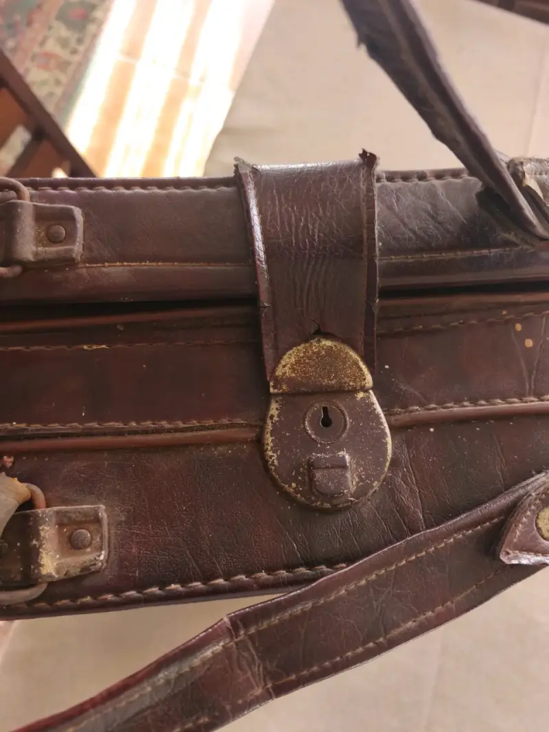 Maletín de cuero vintage - 1