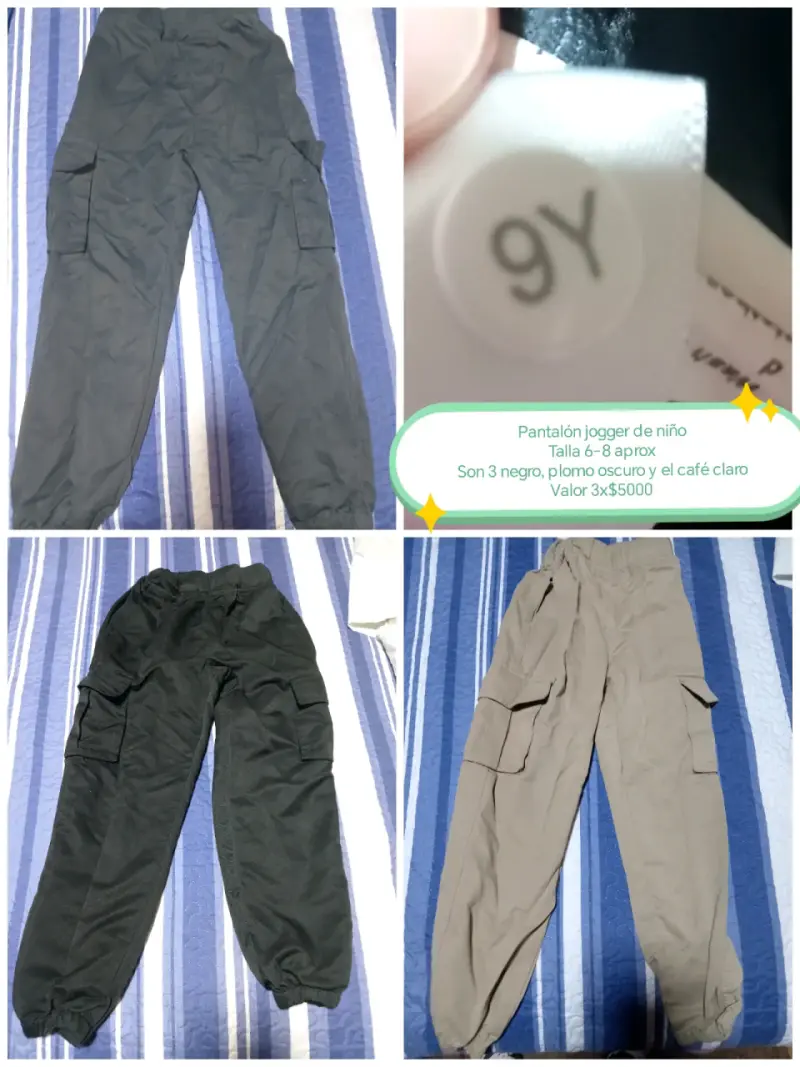 Pantalón jogger de niño 9Y