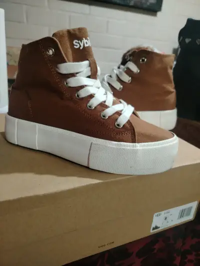 Zapatillas altas marrón Sybilla - miniatura 1