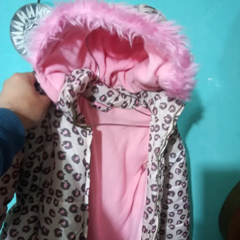 Chaqueta infantil con estampado de leopardo - 5