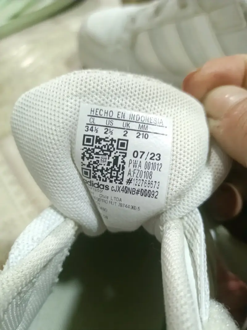 Zapatillas blancas Adidas talla 34.5 - 1
