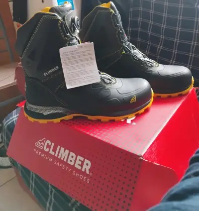 Botas de seguridad negras y amarillas - miniatura 2