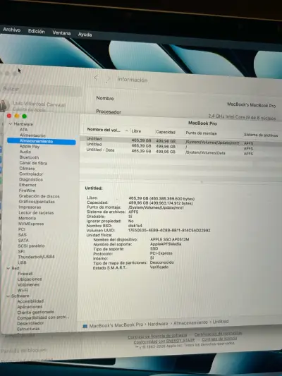 MacBook i9 Apple en buen estado - miniatura 4