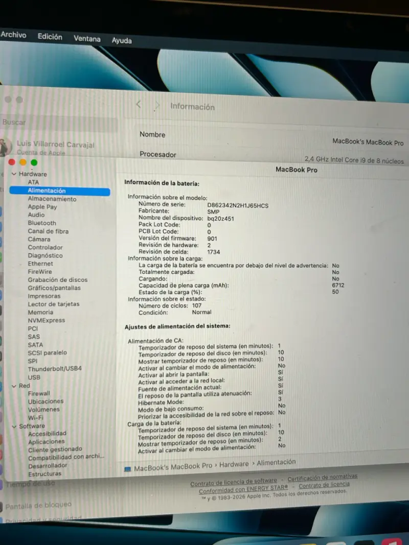 MacBook i9 Apple en buen estado - 5