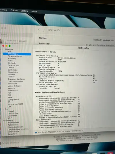 MacBook i9 Apple en buen estado - miniatura 5