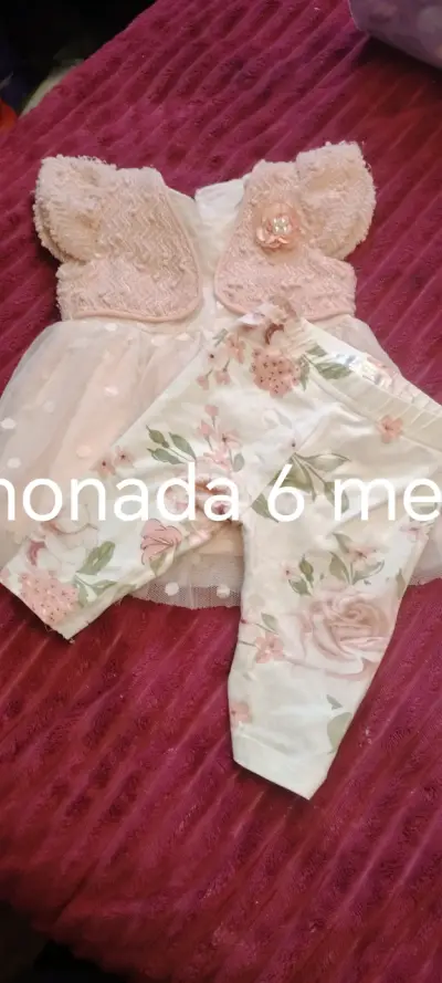 Vestido infantil estampado de cerezas - miniatura 6