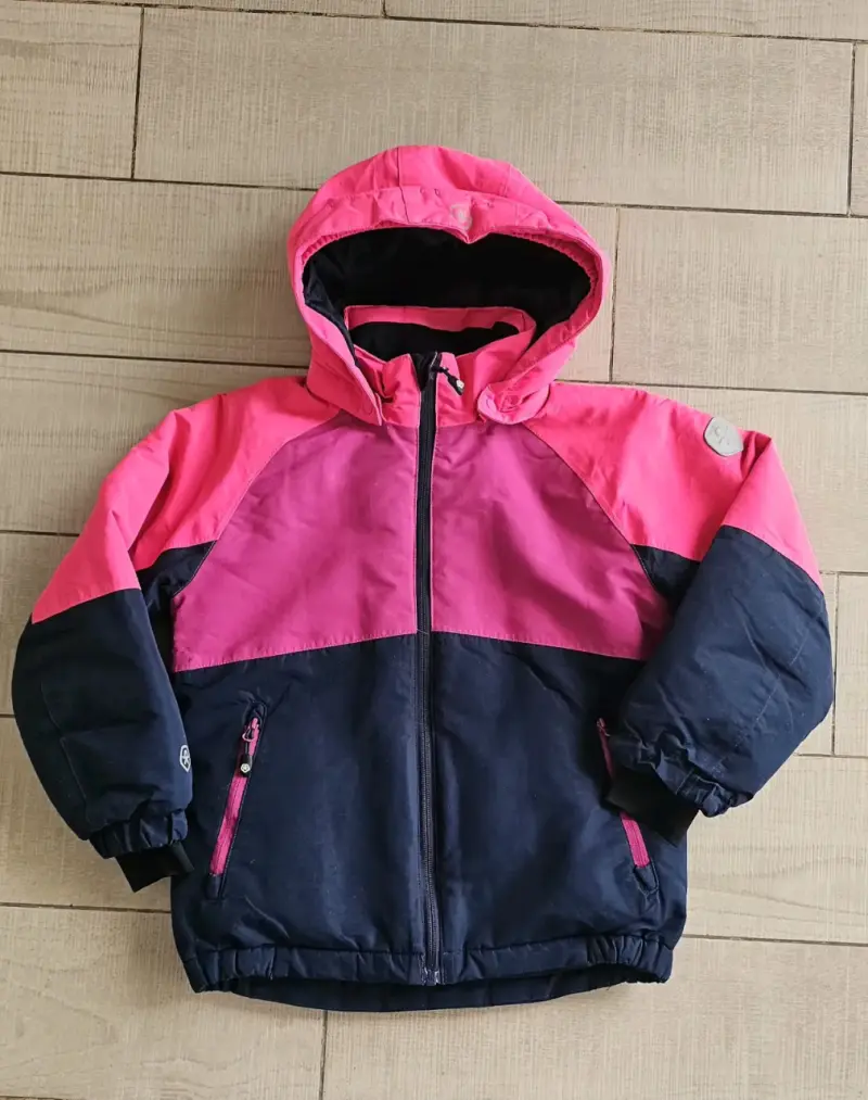 Chaqueta infantil rosa y azul - 1