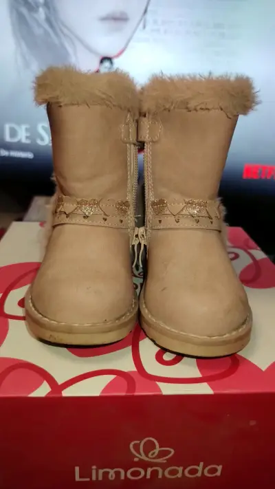 Botas de niña con peluche Limonada - miniatura 3