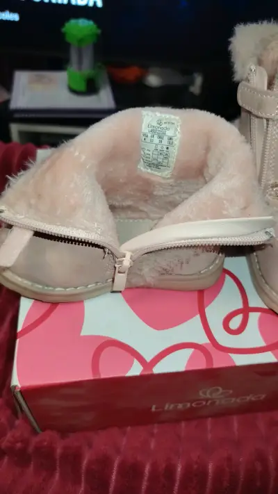 Botas de niña con peluche Limonada - miniatura 4