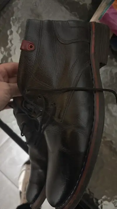 Zapatos de cuero negro - miniatura 2