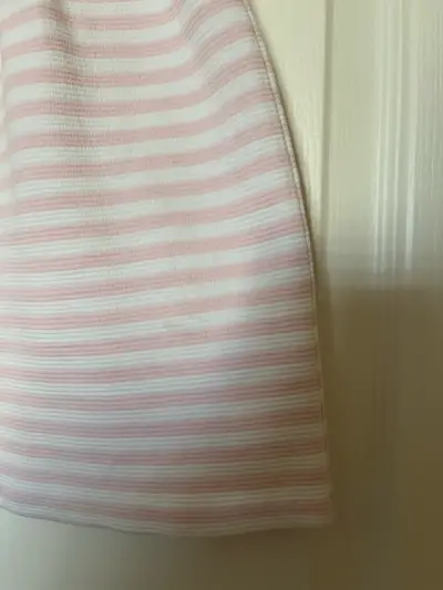 Vestido rayado rosado talla 8 - miniatura 3