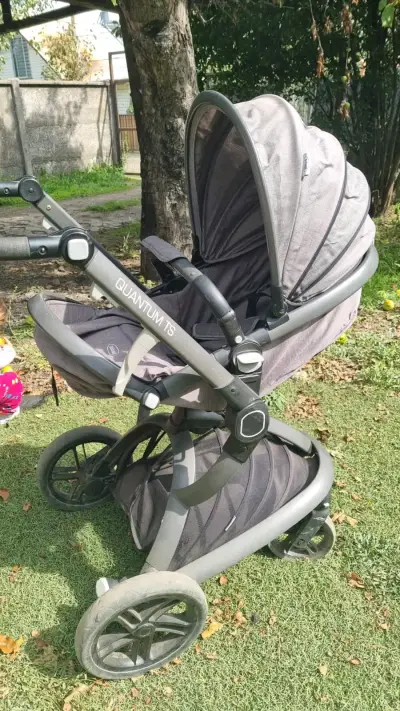 Coche para bebé Quantum TS gris - miniatura 1