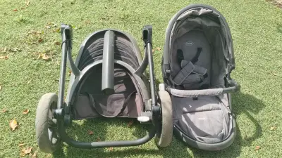 Coche para bebé Quantum TS gris - miniatura 2
