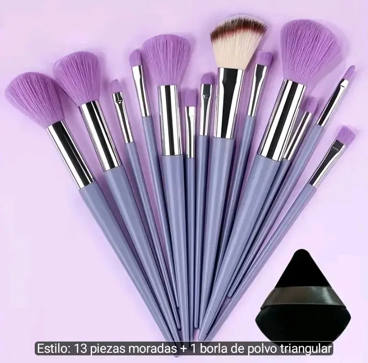 Set de 13 brochas de maquillaje - 2