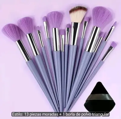 Set de 13 brochas de maquillaje - miniatura 2
