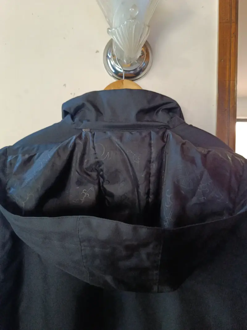 Parka negra impermeable - 3