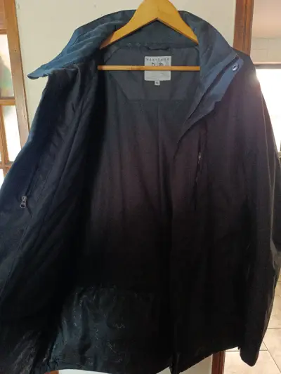 Parka negra impermeable - miniatura 4