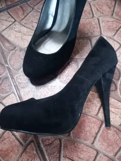 Zapatos de tacón negro - miniatura 5