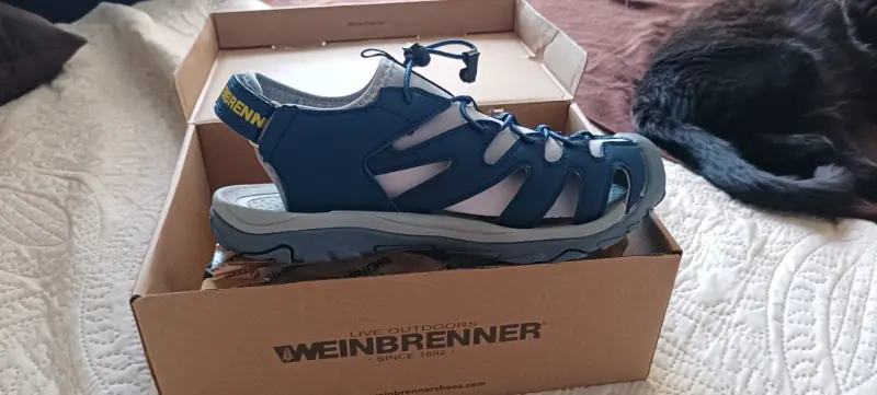 Sandalias deportivas azul Weinbrenner