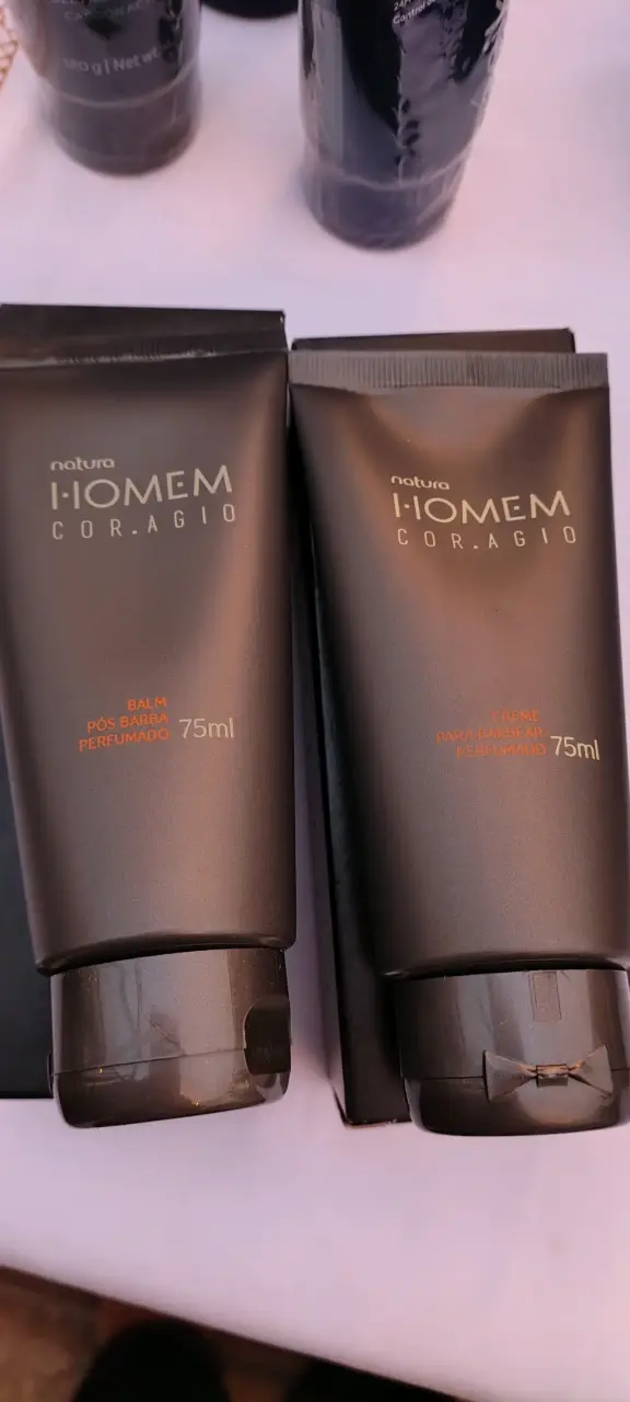 Natura Homem Cor.agio Bálsamo y Crema