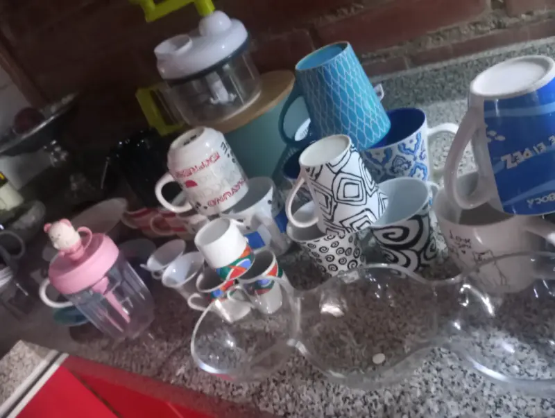 Conjunto de tazas variadas - 4