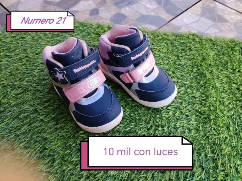 Zapatillas niñas en super buen estado casi nuevas - 3