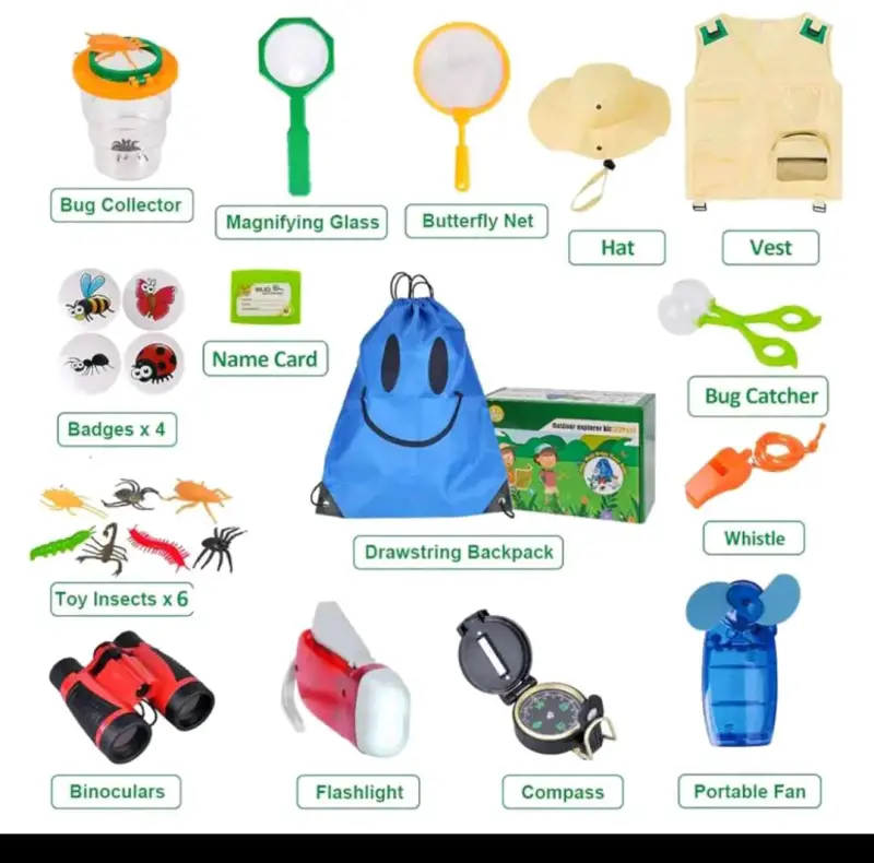 Kit explorador infantil completo - 2