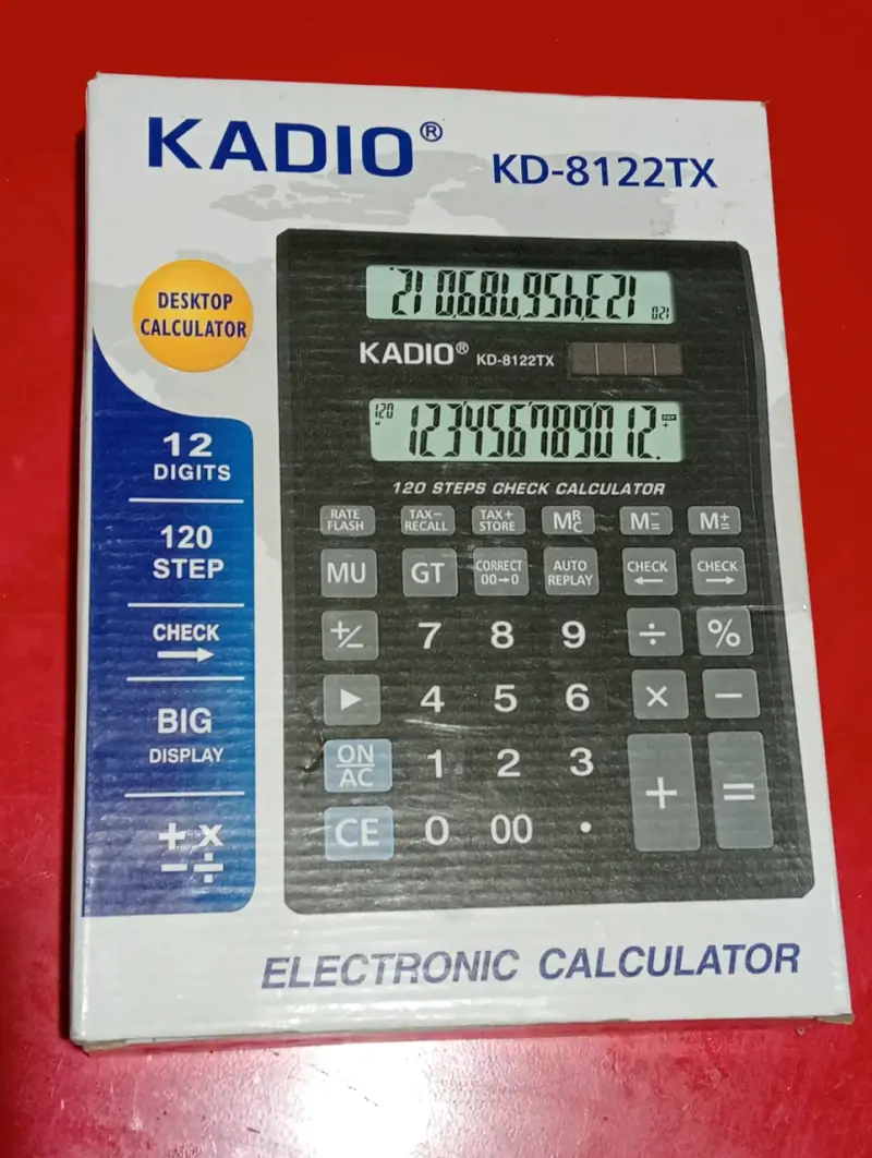 Calculadora de escritorio Kadio 12 dígitos - 1