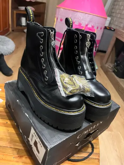 Botines negros plataforma - miniatura 2