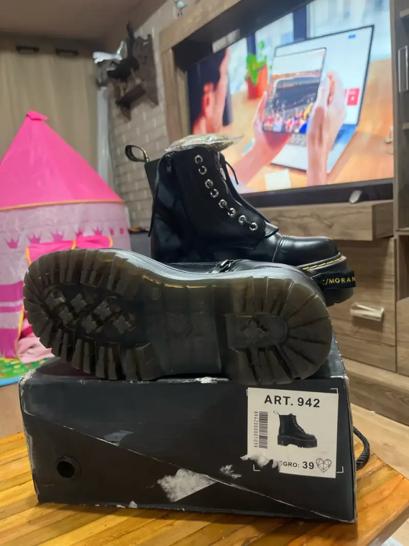 Botines negros plataforma - 3