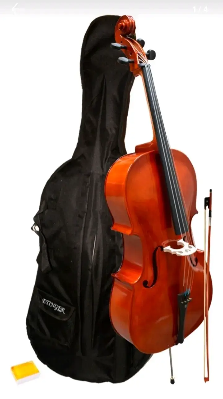 Violoncello con estuche - 1