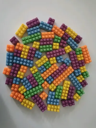 Bloques de construcción multicolor - miniatura 2