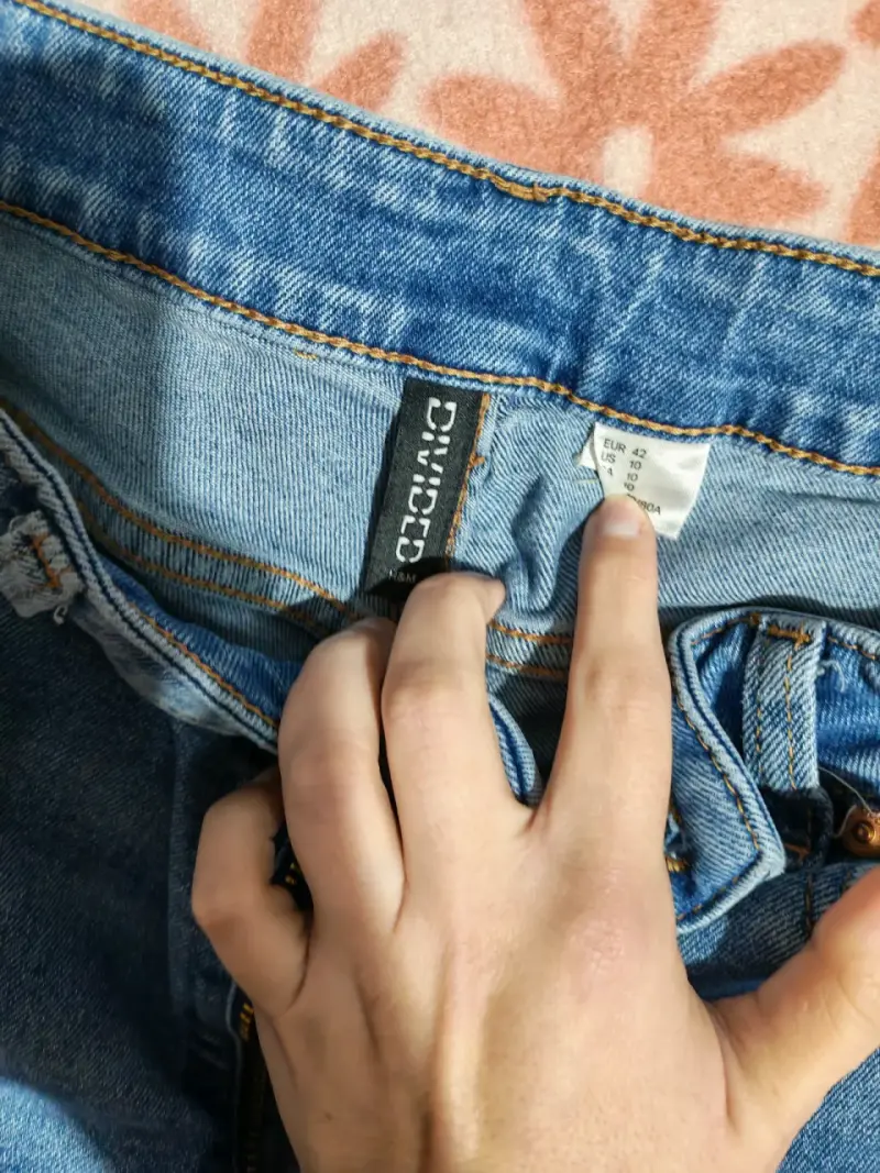 Jeans azules acampanados - 2