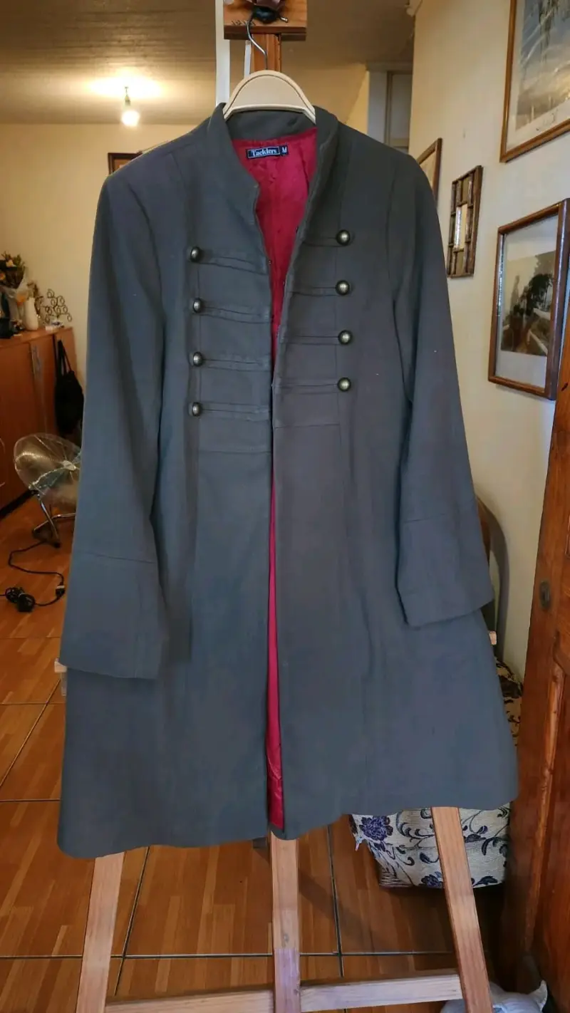 Abrigo militar gris oscuro - 1