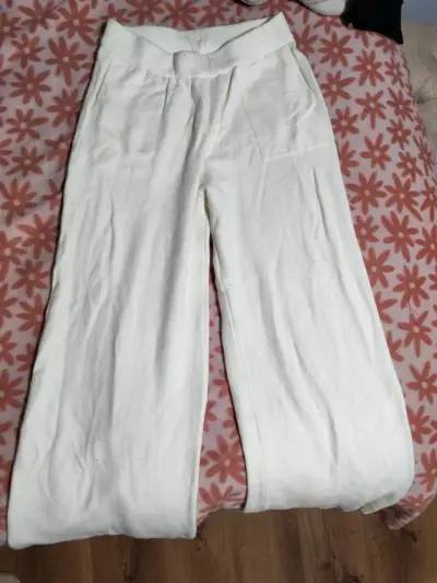 Pantalones blancos lanilla - miniatura 1