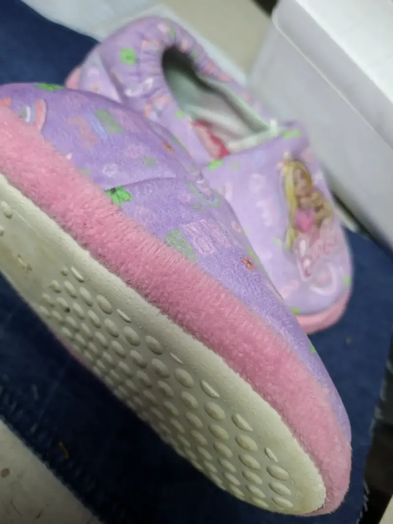 Pantuflas Barbie moradas - 2
