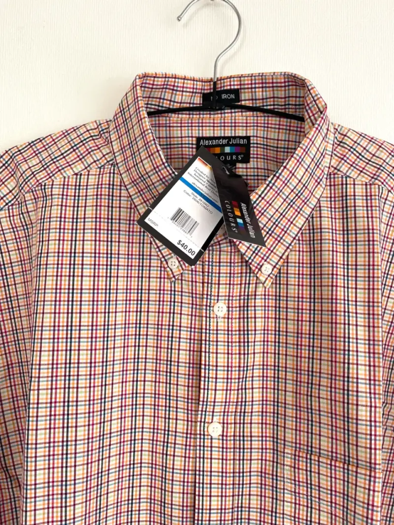 Camisa manga corta a cuadros - 2