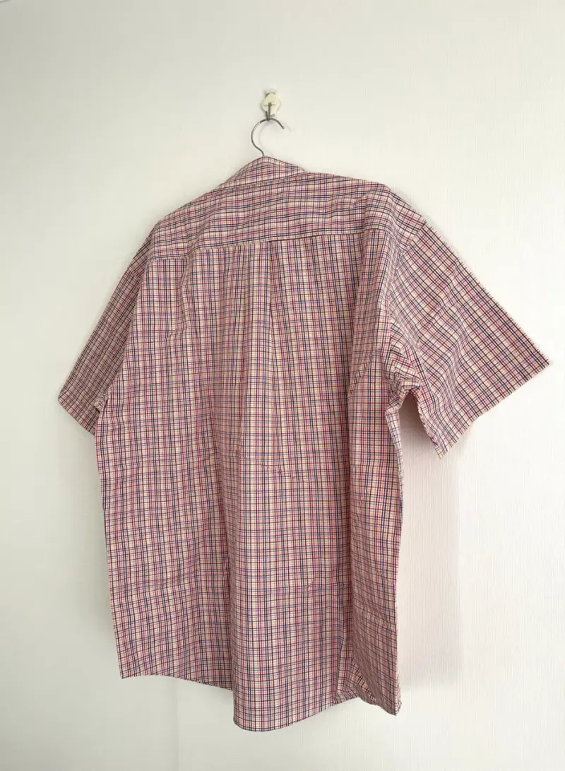 Camisa manga corta a cuadros - 5