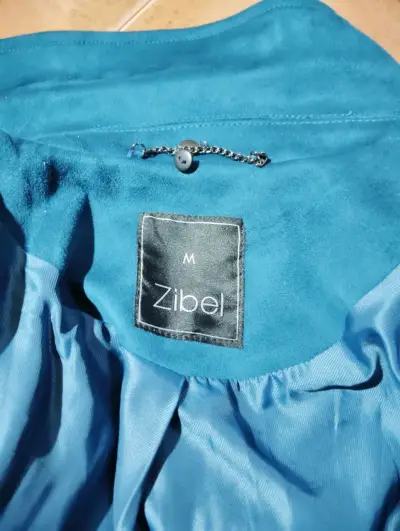 Chaqueta azul petróleo Zibel - miniatura 1