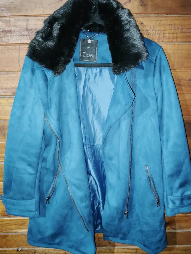 Chaqueta azul petróleo Zibel - 2