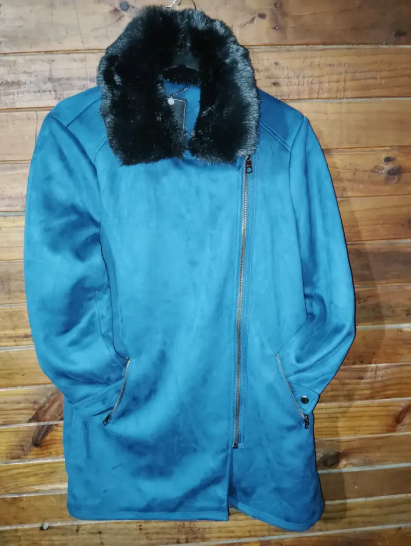 Chaqueta azul petróleo Zibel - 3