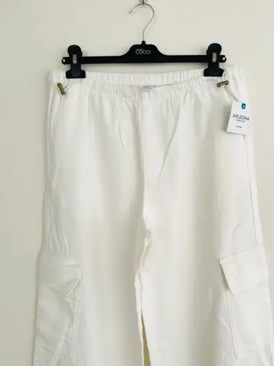 Pantalones cargo blancos Arizona - miniatura 2