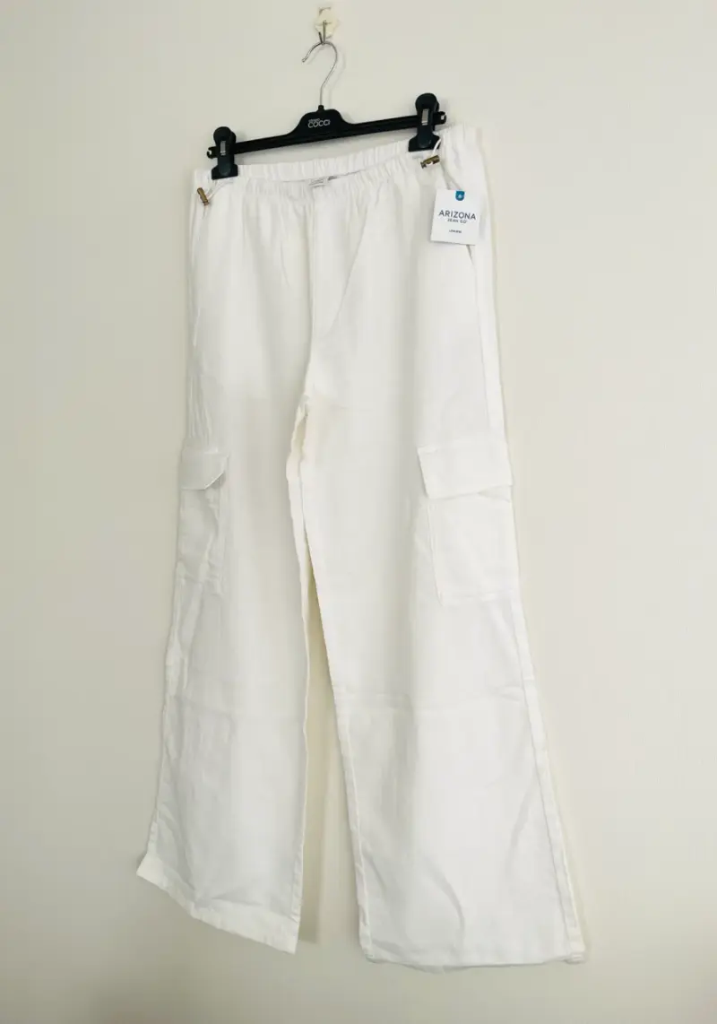 Pantalones cargo blancos Arizona - 4
