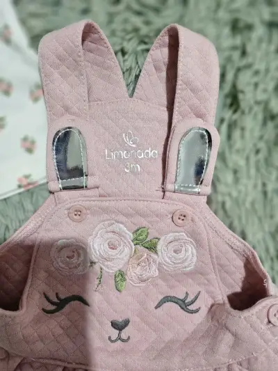Conjunto bebé algodón rosa - miniatura 5